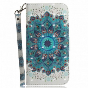 Flip Case voor Sony Xperia 1 IV Met Ketting Strakke Mandala