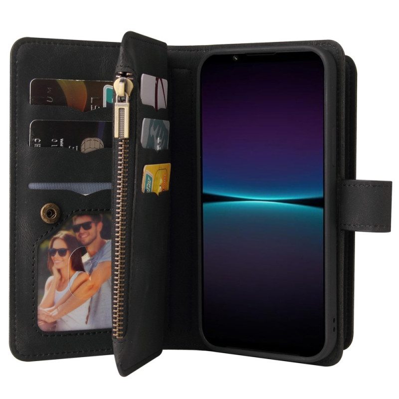 Flip Case voor Sony Xperia 1 IV Multifunctionele Kaarthouder