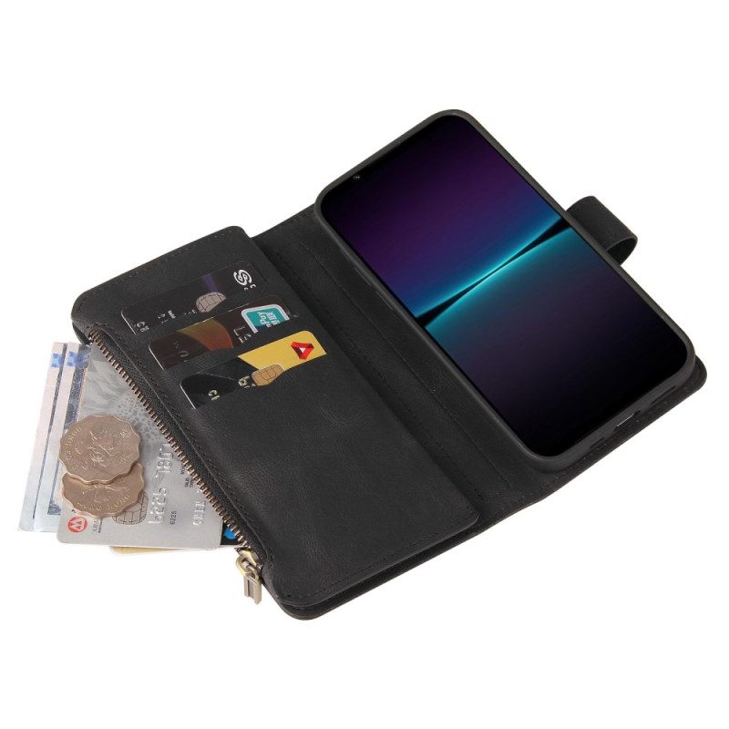 Flip Case voor Sony Xperia 1 IV Multifunctionele Kaarthouder