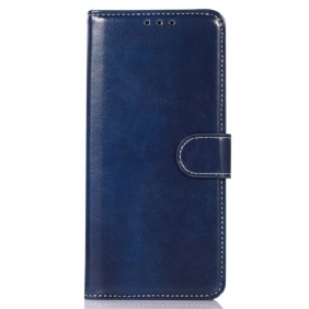 Flip Case voor Sony Xperia 1 IV Zichtbare Naden In Leerstijl