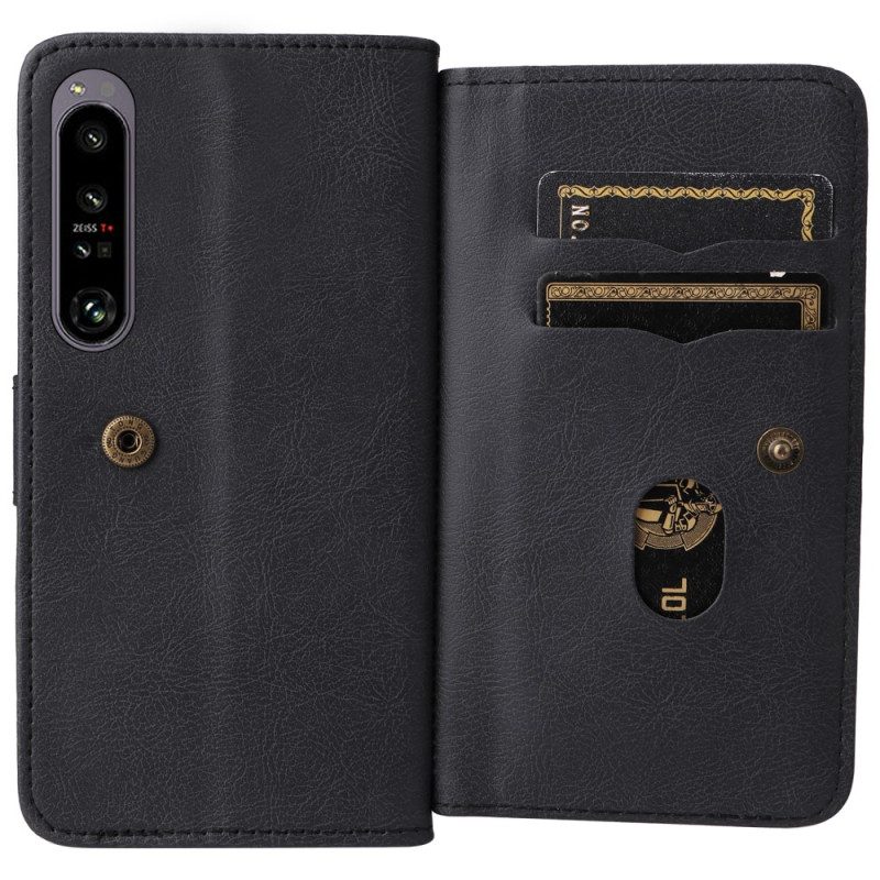 Folio-hoesje voor Sony Xperia 1 IV 10 Kaarthouders