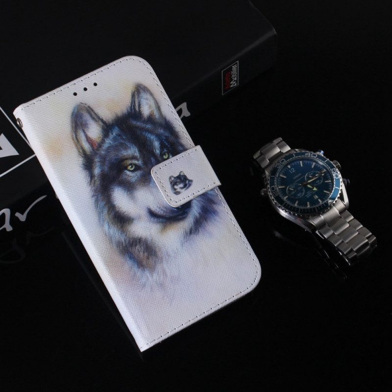 Folio-hoesje voor Sony Xperia 1 IV Aquarel Hond