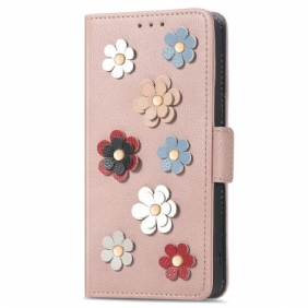 Folio-hoesje voor Sony Xperia 1 IV Decoratieve Bloemen