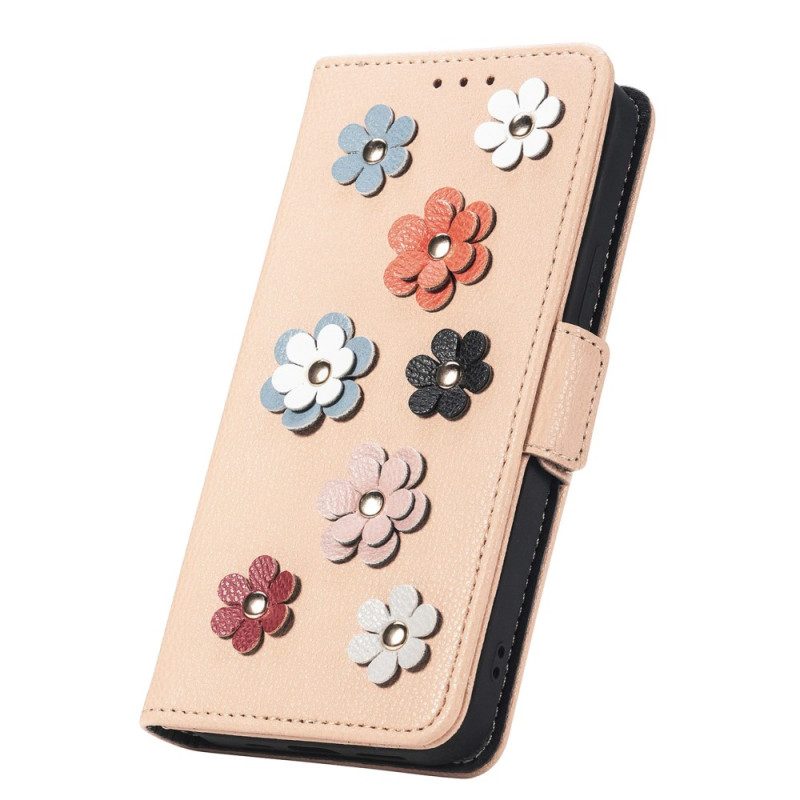 Folio-hoesje voor Sony Xperia 1 IV Decoratieve Bloemen