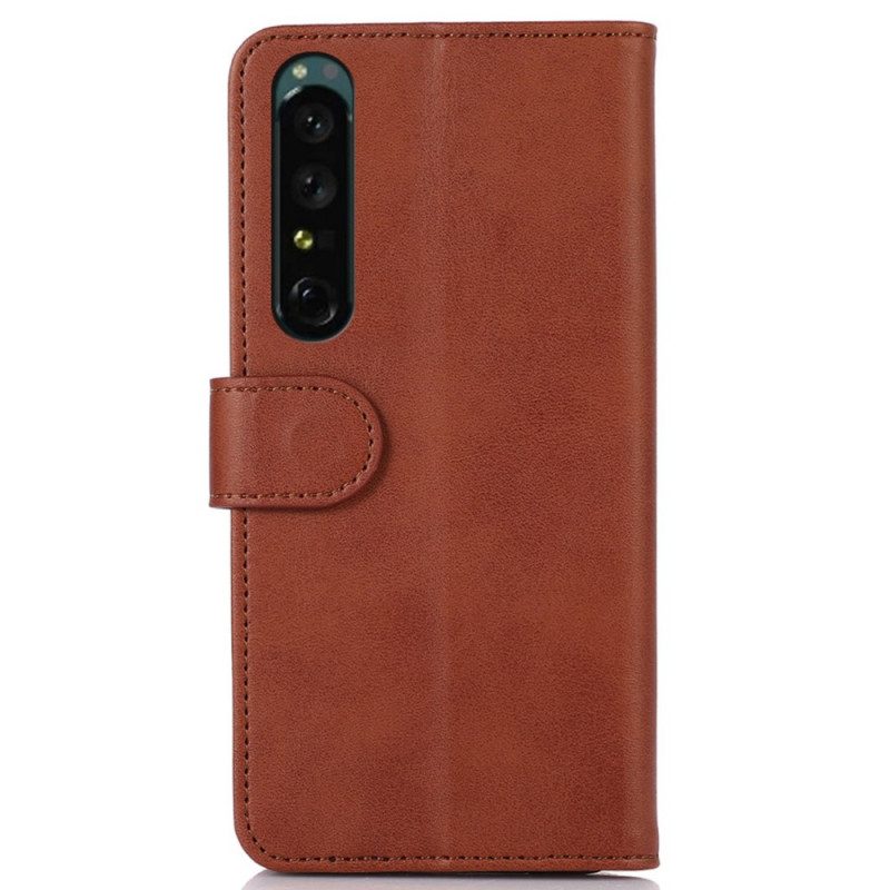 Folio-hoesje voor Sony Xperia 1 IV Stijl Leer