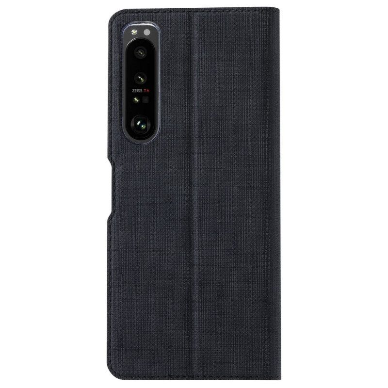 Folio-hoesje voor Sony Xperia 1 IV Vili-stoffentextuur