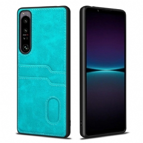 Hoesje voor Sony Xperia 1 IV Dubbele Kaarthouder