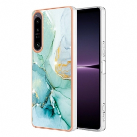 Hoesje voor Sony Xperia 1 IV Gekleurd Marmer