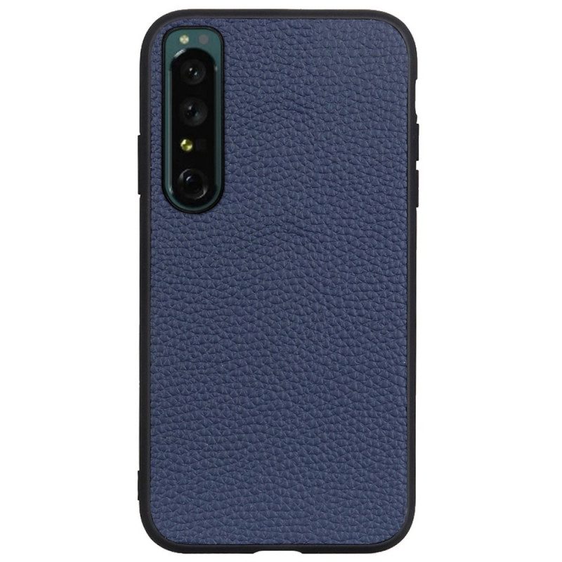 Hoesje voor Sony Xperia 1 IV Hybride Echt Leer