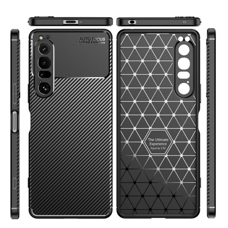 Hoesje voor Sony Xperia 1 IV Koolstofvezel