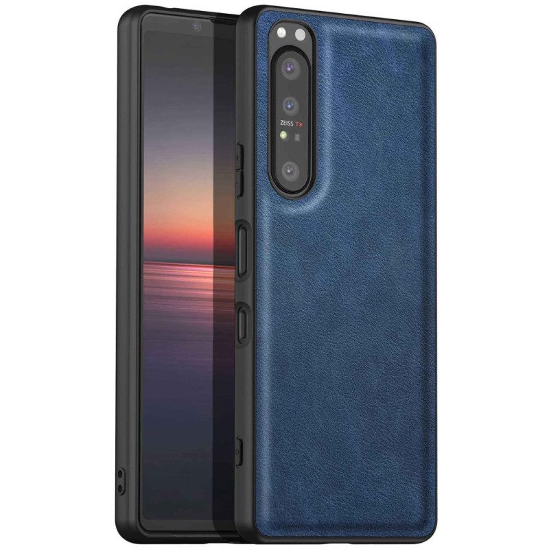 Hoesje voor Sony Xperia 1 IV Kunstleer