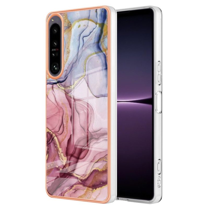 Hoesje voor Sony Xperia 1 IV Marmer