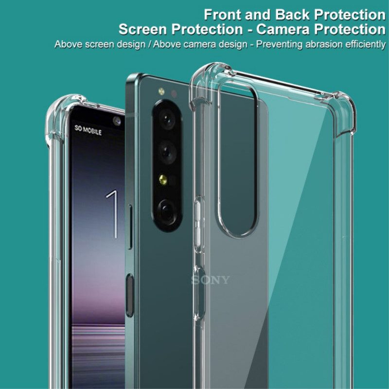 Hoesje voor Sony Xperia 1 IV Transparant Met Imak Screen Film