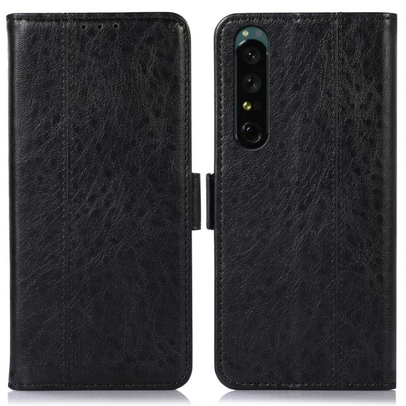 Leren Hoesje voor Sony Xperia 1 IV Elegantie