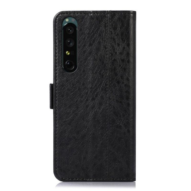 Leren Hoesje voor Sony Xperia 1 IV Elegantie