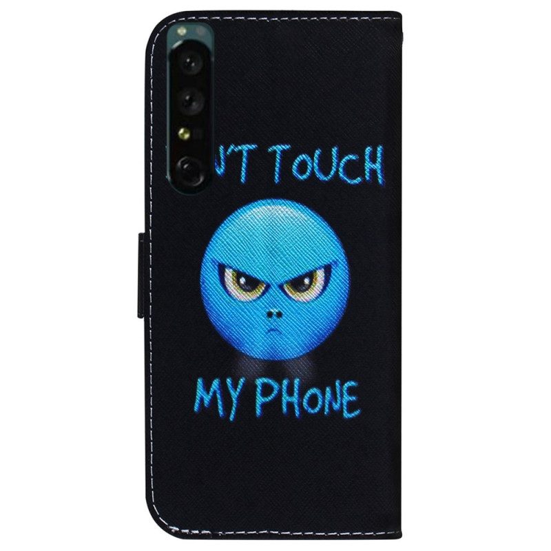 Leren Hoesje voor Sony Xperia 1 IV Emoji-telefoon