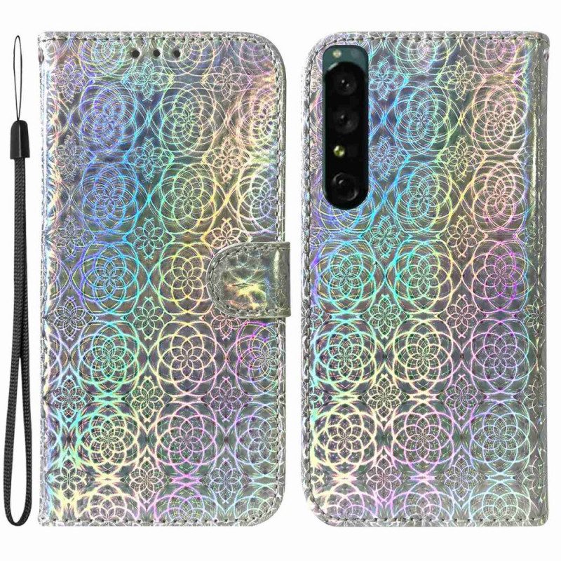 Leren Hoesje voor Sony Xperia 1 IV Met Ketting Licht Met Riem