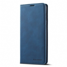 Bescherming Hoesje voor Samsung Galaxy S21 FE Folio-hoesje Forwenw Ledereffect