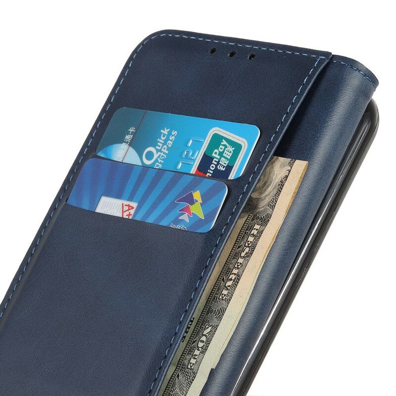 Bescherming Hoesje voor Samsung Galaxy S21 FE Folio-hoesje Gespleten Leer