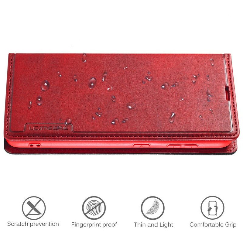 Bescherming Hoesje voor Samsung Galaxy S21 FE Folio-hoesje Lc-001 Serie Lc.imeeke