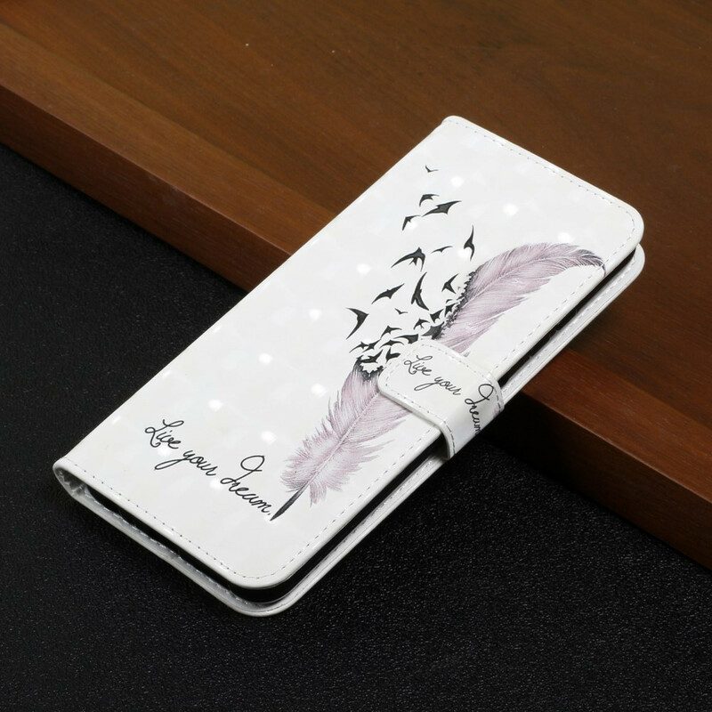 Flip Case voor Samsung Galaxy S21 FE Leef Je Droom