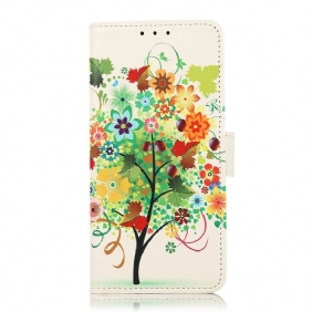 Folio-hoesje voor Samsung Galaxy S21 FE Bloeiende Boom