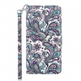 Folio-hoesje voor Samsung Galaxy S21 FE Chique Kant