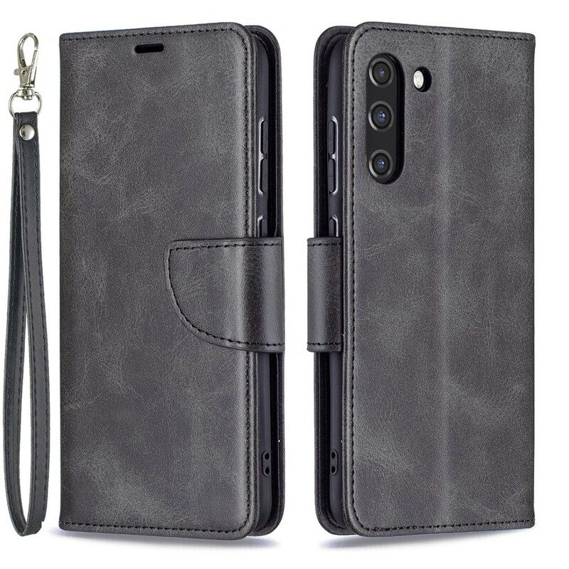 Folio-hoesje voor Samsung Galaxy S21 FE Flip Case Gladde Flap Schuin