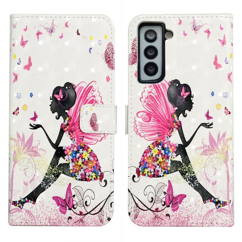 Folio-hoesje voor Samsung Galaxy S21 FE Magische Fee