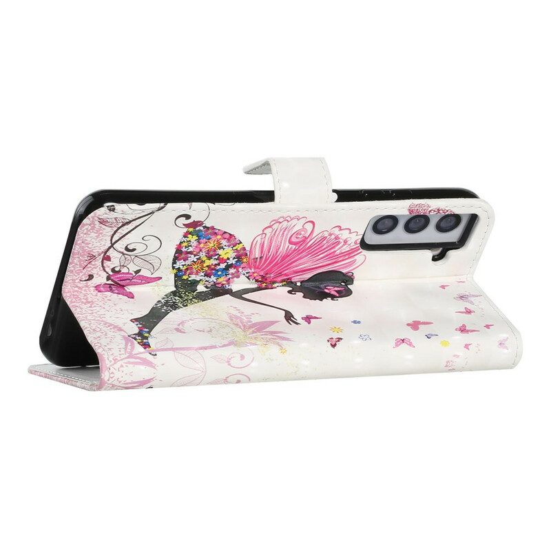 Folio-hoesje voor Samsung Galaxy S21 FE Magische Fee