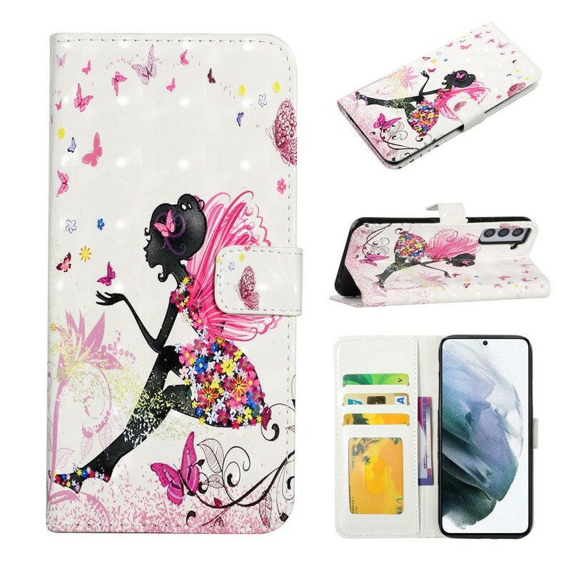 Folio-hoesje voor Samsung Galaxy S21 FE Magische Fee