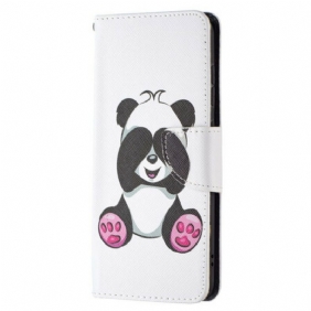 Folio-hoesje voor Samsung Galaxy S21 FE Panda-plezier