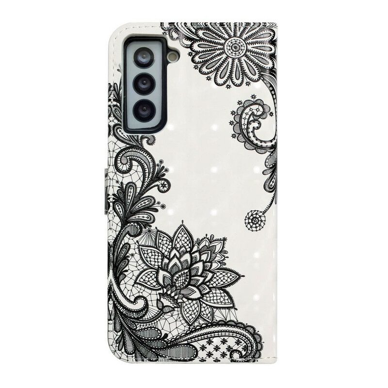 Folio-hoesje voor Samsung Galaxy S21 FE Veter