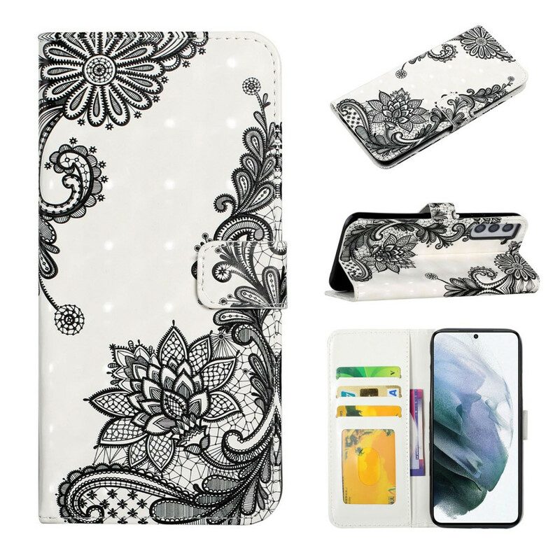 Folio-hoesje voor Samsung Galaxy S21 FE Veter