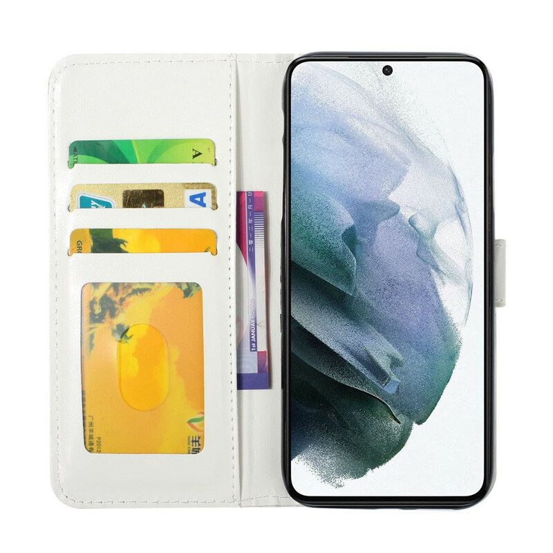 Folio-hoesje voor Samsung Galaxy S21 FE Vlucht Van Vlinders