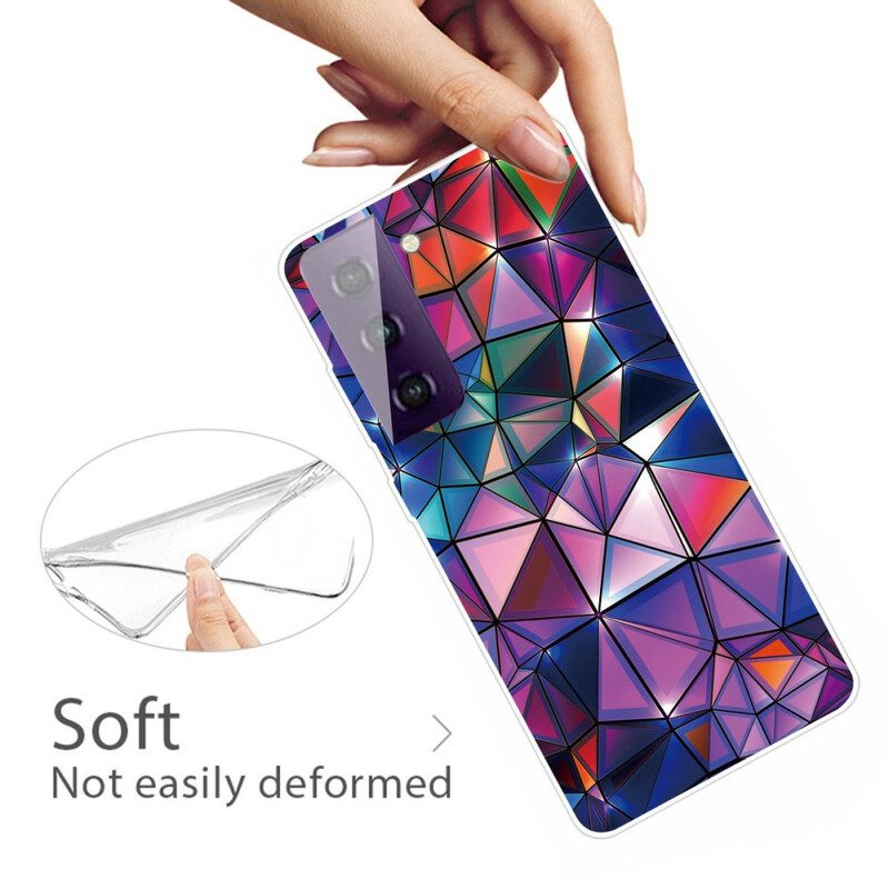 Hoesje voor Samsung Galaxy S21 FE Flexibele Geometrie