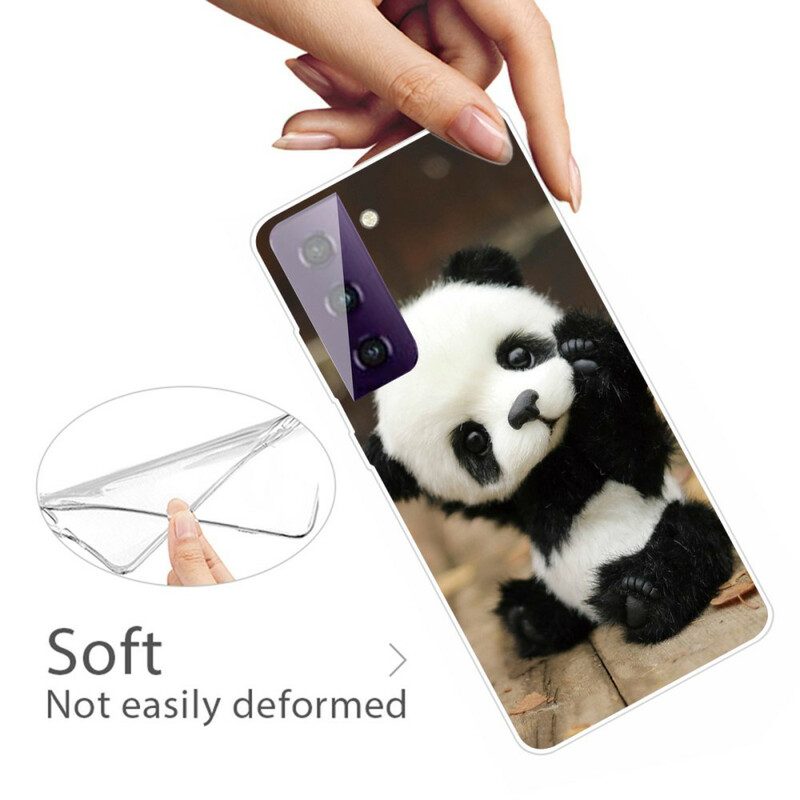 Hoesje voor Samsung Galaxy S21 FE Flexibele Panda