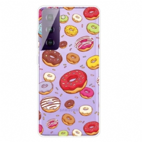 Hoesje voor Samsung Galaxy S21 FE Hou Van Donuts