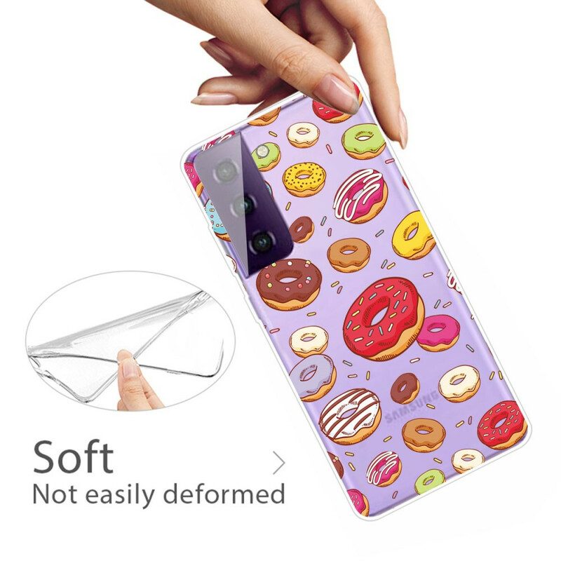 Hoesje voor Samsung Galaxy S21 FE Hou Van Donuts