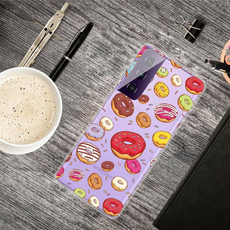 Hoesje voor Samsung Galaxy S21 FE Hou Van Donuts