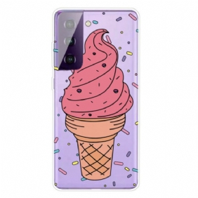 Hoesje voor Samsung Galaxy S21 FE Ijsje