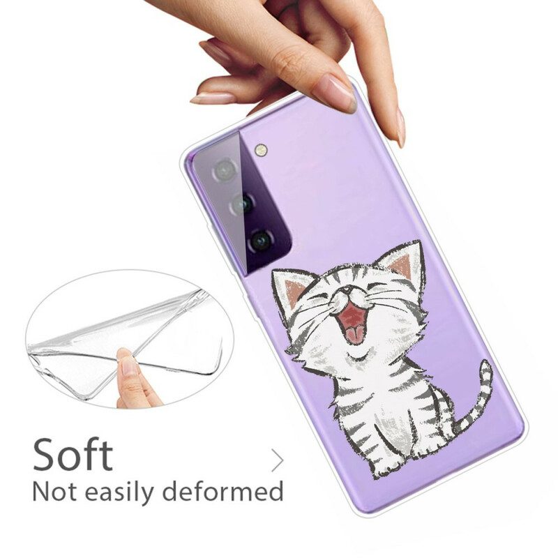 Hoesje voor Samsung Galaxy S21 FE Kat