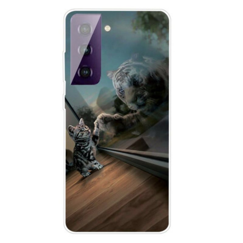 Hoesje voor Samsung Galaxy S21 FE Kittens Droom