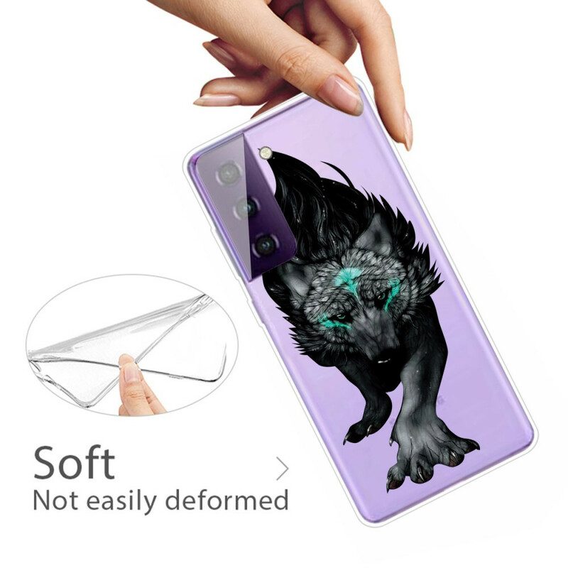 Hoesje voor Samsung Galaxy S21 FE Koninklijke Wolf