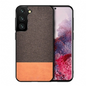 Hoesje voor Samsung Galaxy S21 FE Kunstleer En Stof