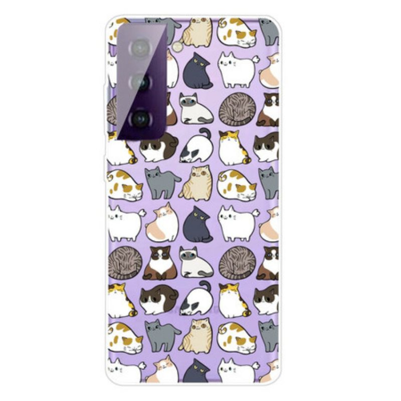 Hoesje voor Samsung Galaxy S21 FE Topkatten