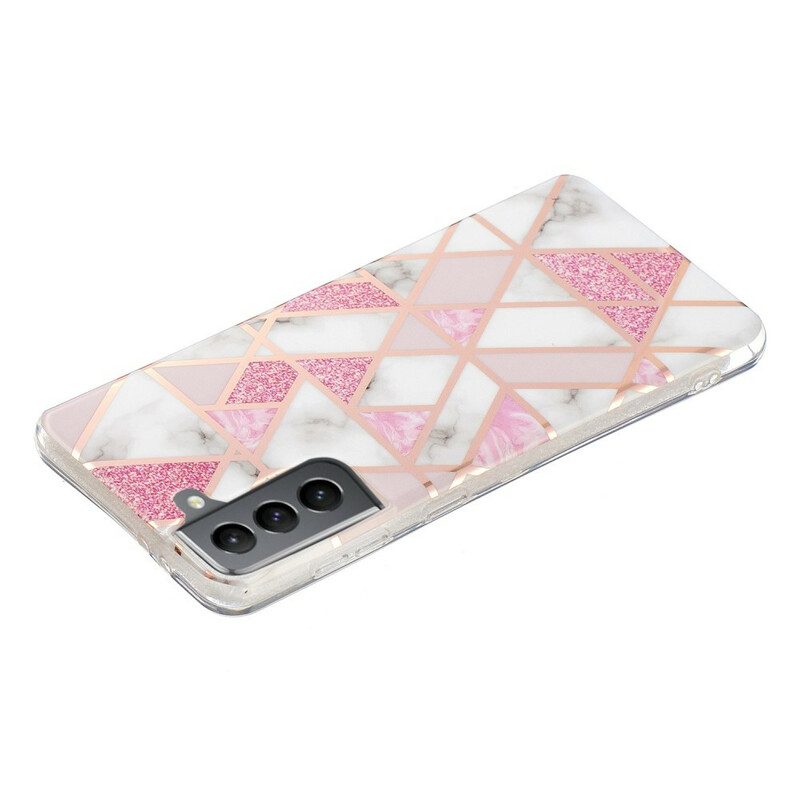 Hoesje voor Samsung Galaxy S21 FE Ultradesign Marmer