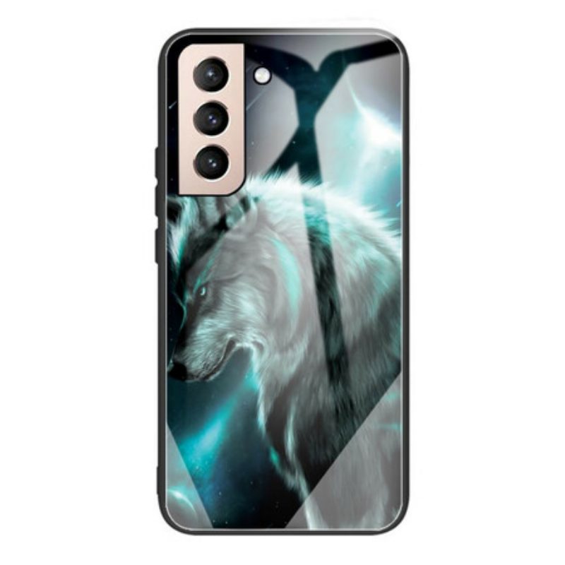 Hoesje voor Samsung Galaxy S21 FE Wolf Van Gehard Glas