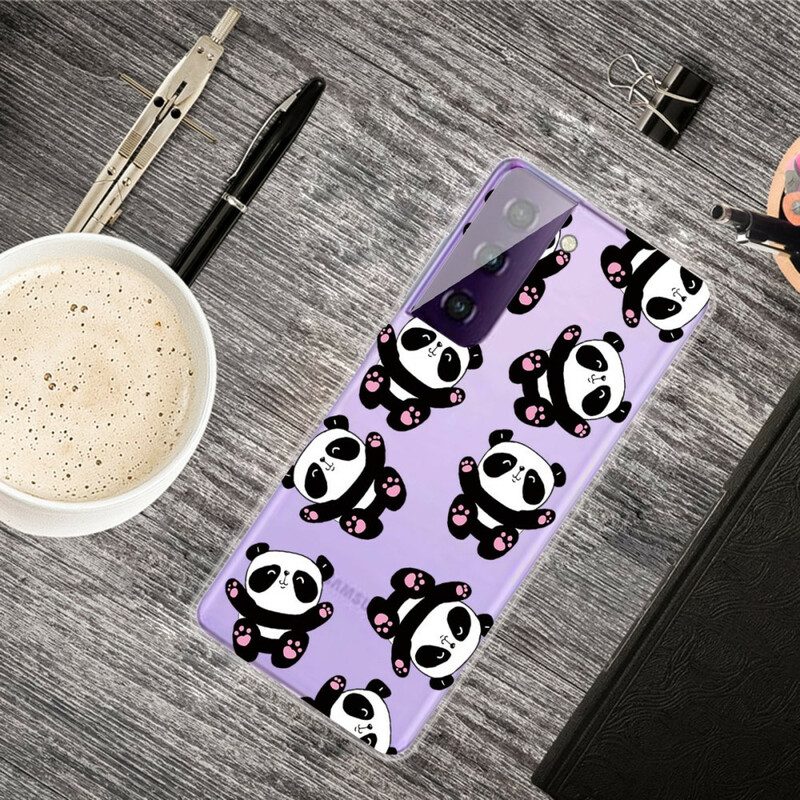 Telefoonhoesje voor Samsung Galaxy S21 FE Top Panda's Plezier