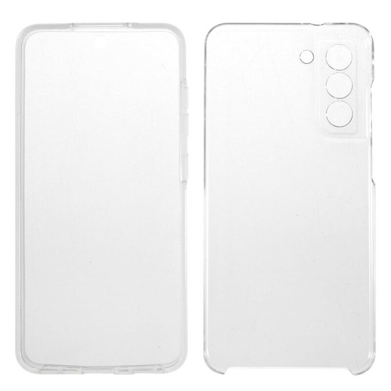 Telefoonhoesje voor Samsung Galaxy S21 FE Transparante Voorkant Achterkant